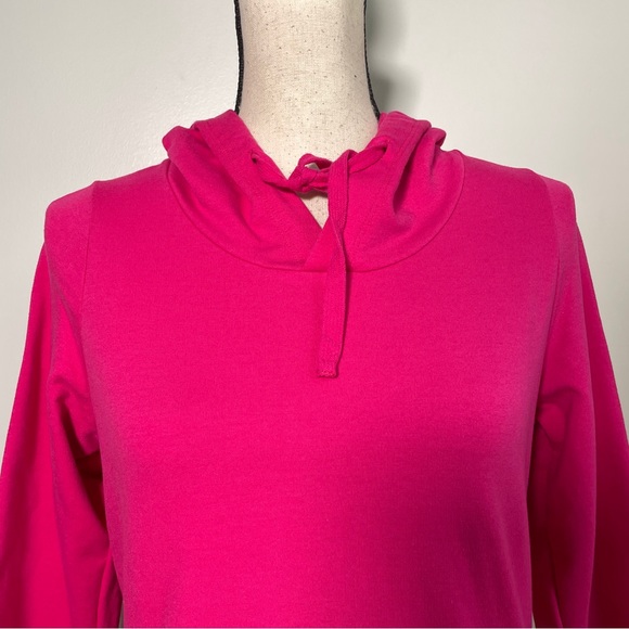 Soho New York & Co Pink Soft knit Hooded Drawstrings Casual Sporty Style XS - Picture 4 of 14